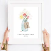 Teacher Thank You Gift Flower Teacher Print (1)