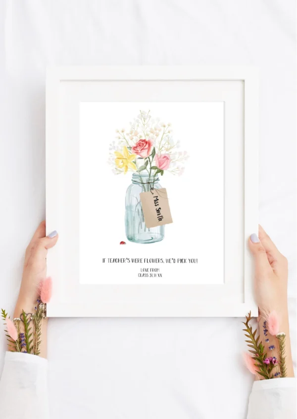 Teacher Thank You Gift Flower Teacher Print (1) Teacher Thank You Gift Flower Teacher Print (1)
