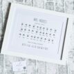 Personalised teacher gift print with bee illustrations and student names.