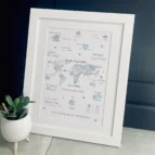 The Day You Were Born Foil Birth Statistics Print (1)