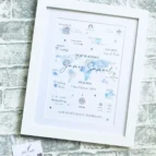 The Day You Were Born Foil Birth Statistics Print (4)