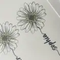 Personalised friendship print with daisies and 'love' message for friends.