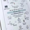 Personalised birth print with baby details, symbols, and zodiac signs for a newborn.