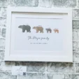 Personalised Grandchildren Family Bear Print (1)