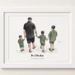 Personalised Watercolour Couple Portrait (3)