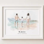 Personalised Watercolour Couple Portrait (5)