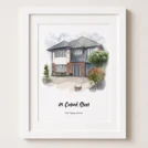 Personalised Watercolour House Portrait (11)