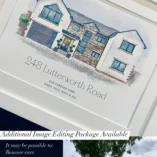 Personalised Watercolour House Portrait (3)