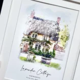Personalised Watercolour House Portrait (5)