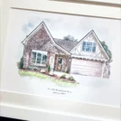 Personalised Watercolour House Portrait (6)