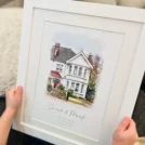 Personalised Watercolour House Portrait (7)