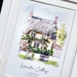 Personalised Watercolour New Home Portrait (1)