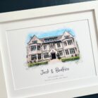 Personalised Watercolour Wedding Venue Portrait (4)