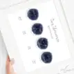 Family constellation print with star signs and zodiac symbols.